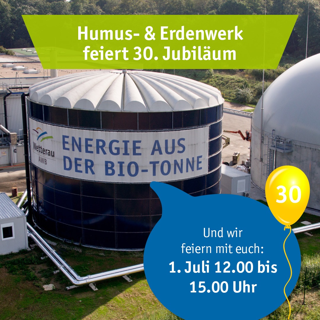 Bürger zur Geburtstagsfeier der Kompostierungs-Anlage eingeladen