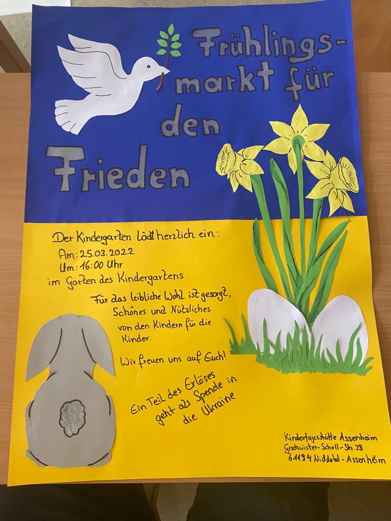 Frühlingsmarkt für den Frieden