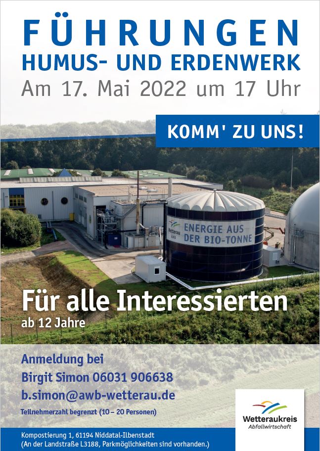 Führungen im Kompostwerk starten am 17. Mai
