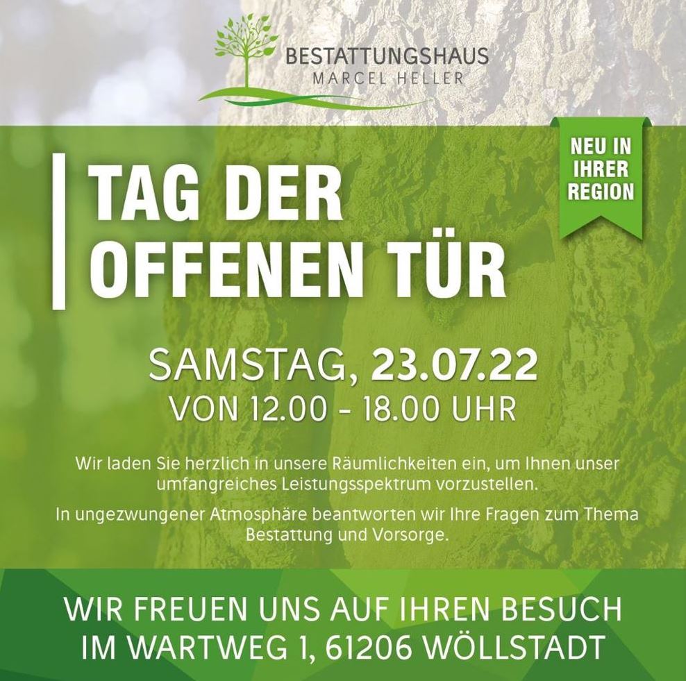 Tag der offenen Tür im Bestattungshaus - Marcel Heller