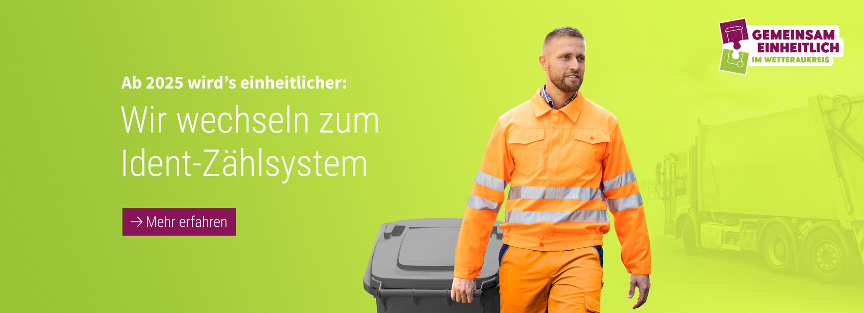 Das Ident-Zählsystem im Wetteraukreis - Abfallvermeidung wird belohnt!