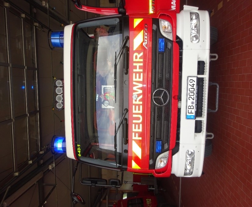 Besuch der Kita Kleine Weltentdecker bei der FFW Kaichen 