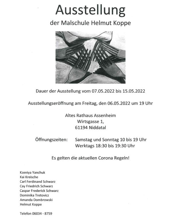 Ausstellung der Malschule Helmut Koppe 