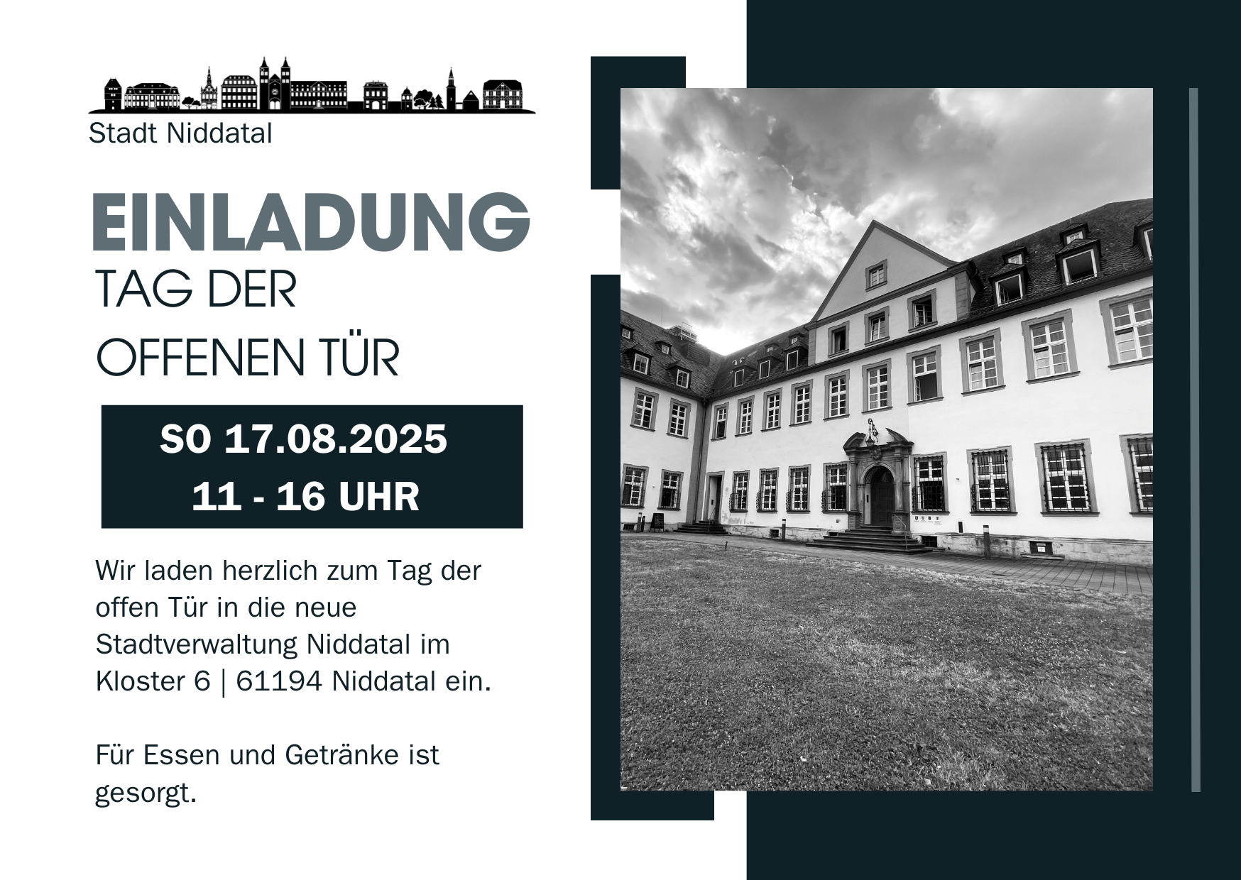 Einladung zum Tag der offen Tür der Stadtverwaltung 